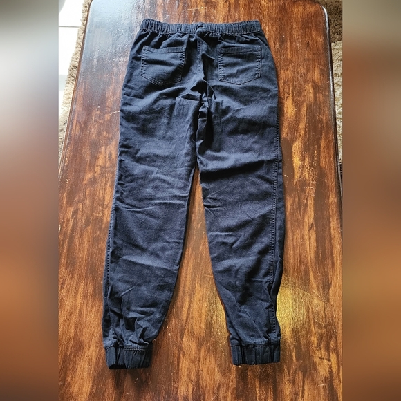 Arizona Youth Black casual pants Joggers With pockets & Drawstring - Picture 4 of 6